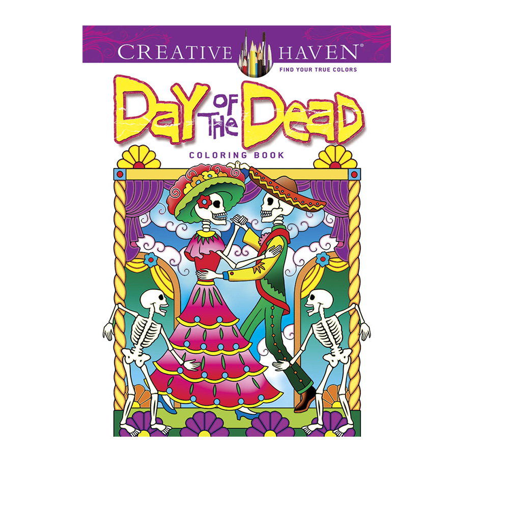Dover, Coloring Books, Art & School, 3927, Day of the Dead